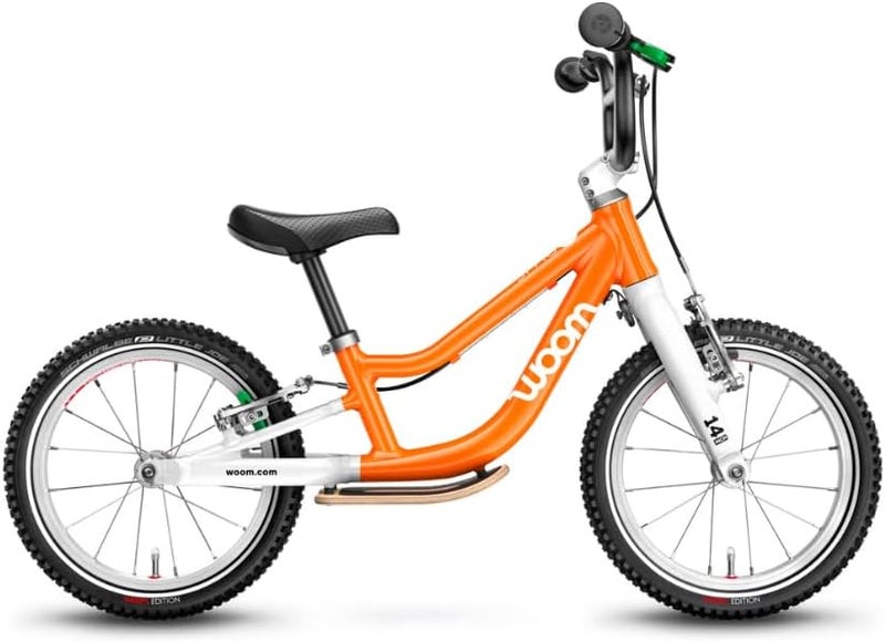 14-Inch 1 Plus Balance Bike | 14-Inch Wheel Size | Lightweight Bike For Toddlers | For Developing Bicycle Skills | Hand Brake | Lightweight Frame | Flame Orange