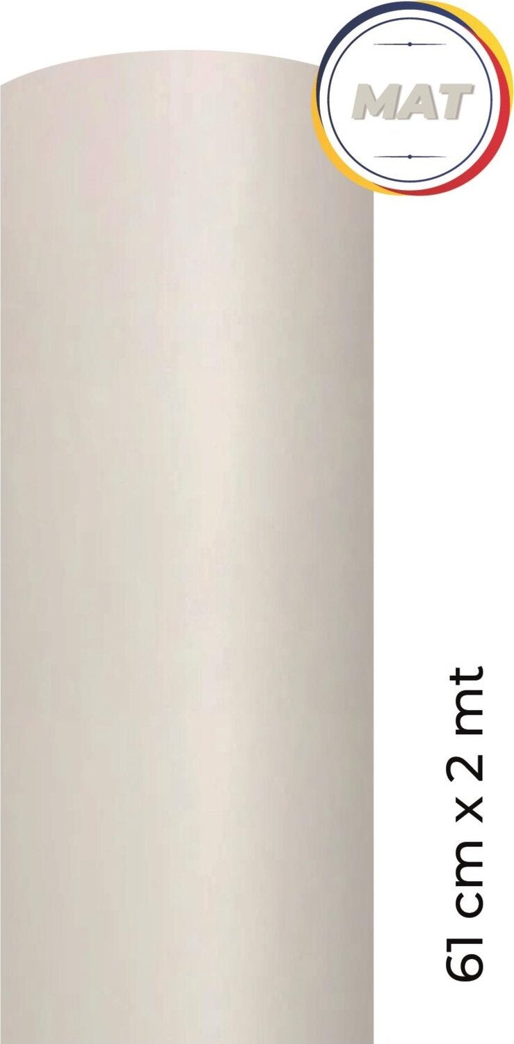 Ecce Matte White Self Adhesive Coating Foil 61 CM X 2 MT  - Image 1