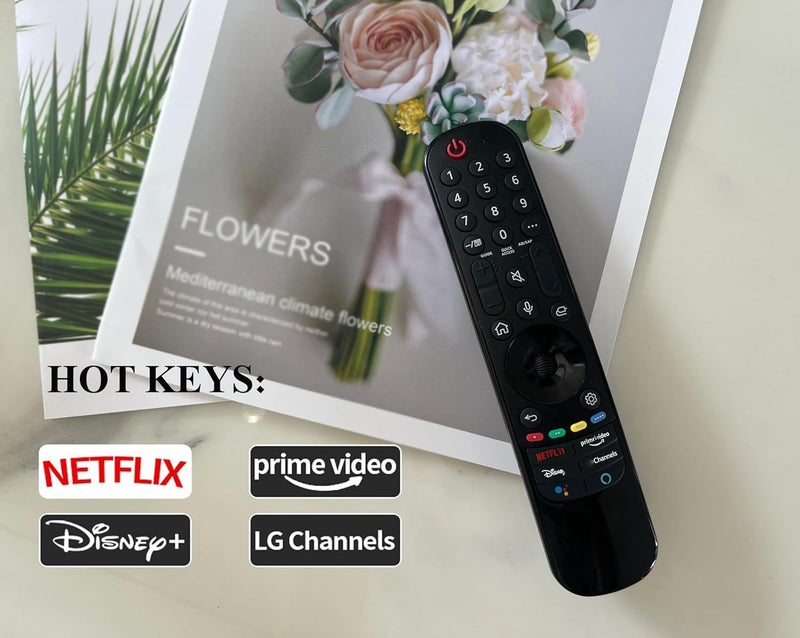 LOMCA MR21GA AN-MR21GA Replacement Remote Control for LG Smart OLED QNED NanoCel TV 43UP8000PUA OLED65A1PUA OLED48A1PUA OLED55A1PUA OLED55A1AUA OLED77C1AUB OLED65B1PUA OLED65C1PUB 55NANO90UPA 50UP8000PUA - Image 2