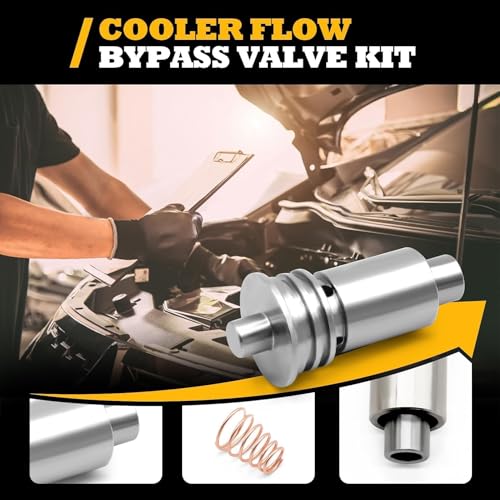 Jecoupoon STL010 Cooler Flow Bypass Valve Kit Upgrade Compatible with 6L80 6L90 Trucks 2014up 8L90E 8L80 10L90 2016up Cooler Flow Bypass Valve Kit - Image 3