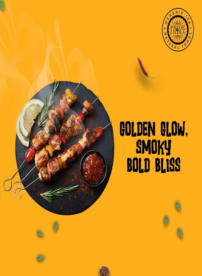 Pride of India Turmeric Tandoori Rub | Bold Smoky Golden Flavor | Gourmet Indian Spice Blend | Ideal for Marinating, Seasoning & Grilling | Includes Dual Sifter Cap | Vegan, Gluten-Free, Non-Bioengineered | 2.3 oz - Image 2