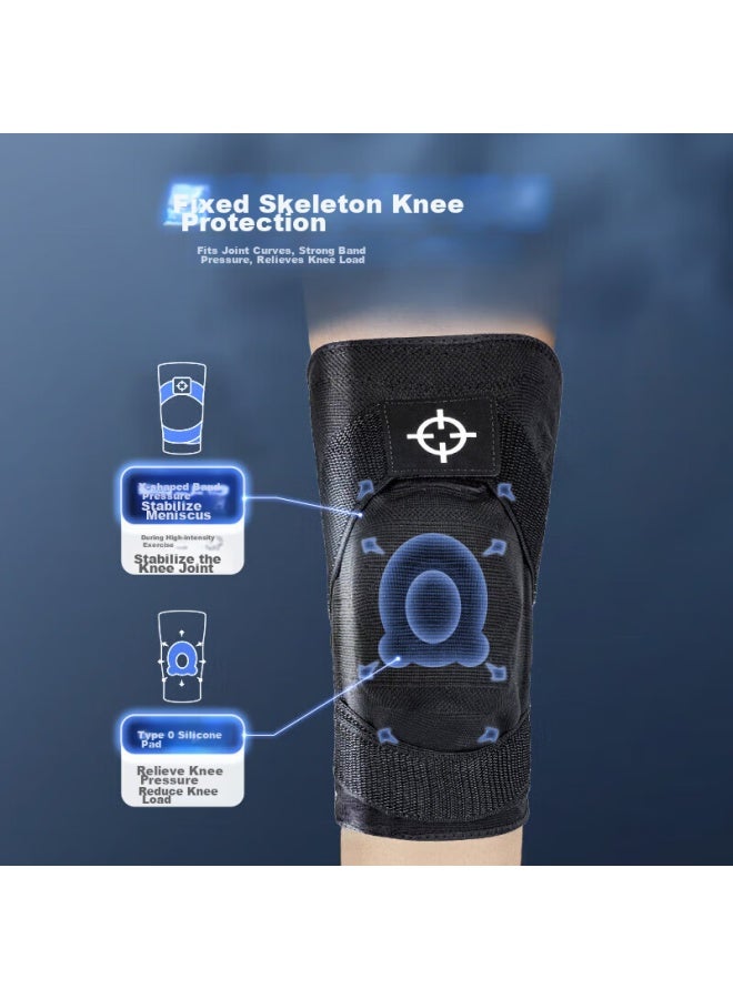 RIGORER  Zhunzhe Basketball Knee Pads, Sports Running Cycling Badminton Soccer Hiking, Professional Knee Protectors For Men And Women, Strap-style - Image 3
