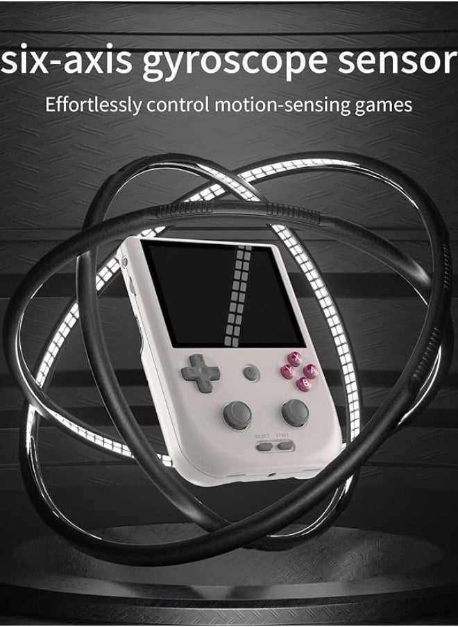 M MIAOYAN - RG405V handheld game console 4-inch IPS touch screen Android 12 Unisoc Tiger T618 64-bit game console built-in 5500mAh battery 128G TF card can play 3000+ games - Image 1