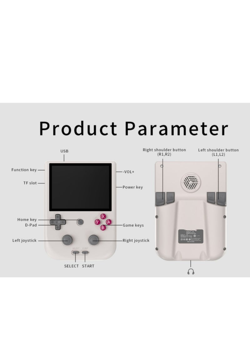 M MIAOYAN - RG405V handheld game console 4-inch IPS touch screen Android 12 Unisoc Tiger T618 64-bit game console built-in 5500mAh battery 128G TF card can play 3000+ games - Image 1