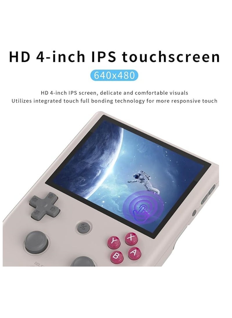 M MIAOYAN RG405V handheld game console 4-inch IPS touch screen Android 12 Unisoc Tiger T618 64-bit game console built-in 5500mAh battery 128G TF card can play 3000+ games  - Image 2