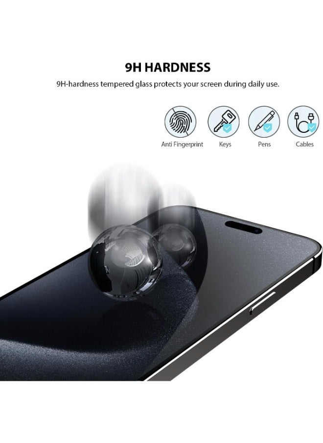 ماركة غير محددة - واقي شاشة لـ آيفون 12 برو ماكس (iPhone 12 Pro Max) (ضد البصمة) نانو مضاد للتجسس لحماية الخصوصية (لقافة) و بجودة عالية, حماية قصوى للشاشة من الخدوش والكسر - Image 1