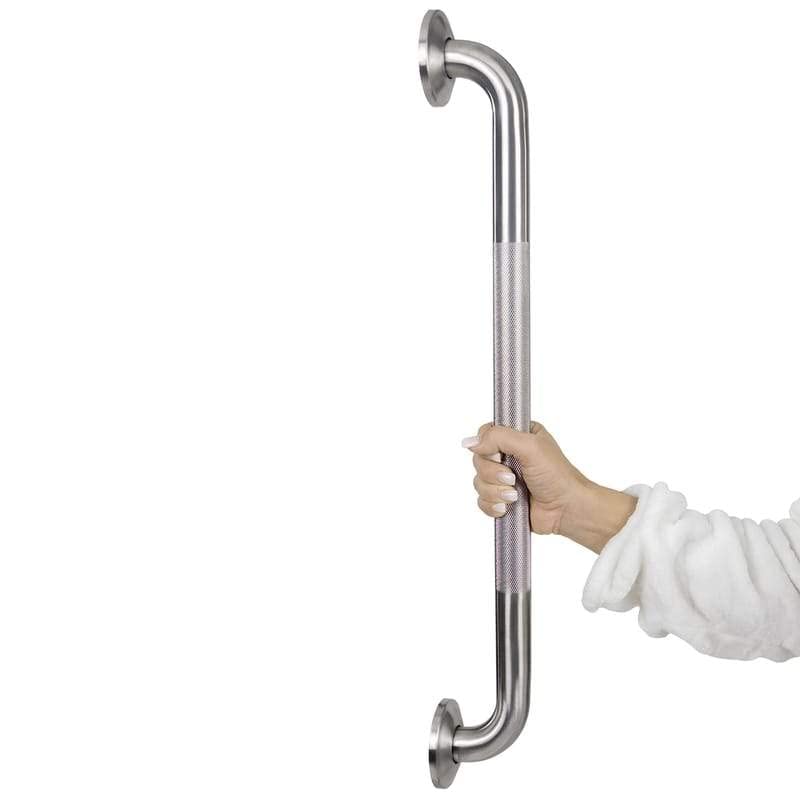 Vive Grab Bar for Bathtubs and Showers Textured Handicap Senior Bathroom Safety Rail for Elderly Wall Senior Handle for Tub Toilet Bath Disability Assist Device Accessory Handrail