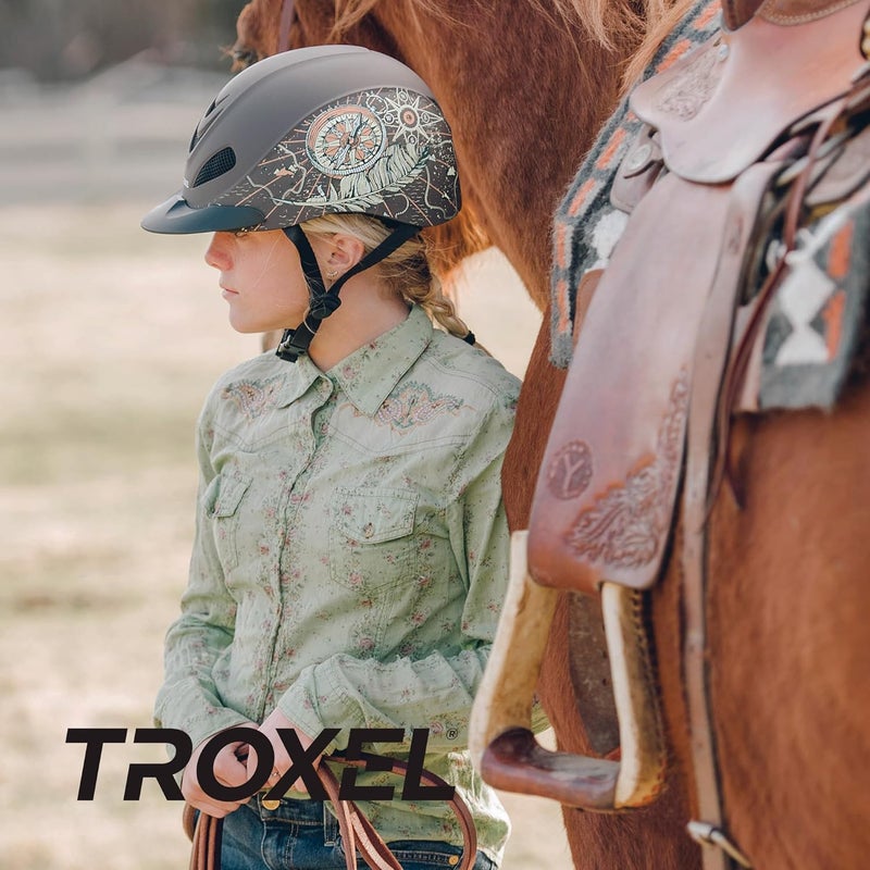 Troxel Rebel Bold Horse Riding Helmet, Low-Profile, Light, Adjustable Design, Safety Horseback Riding Gear - Image 5