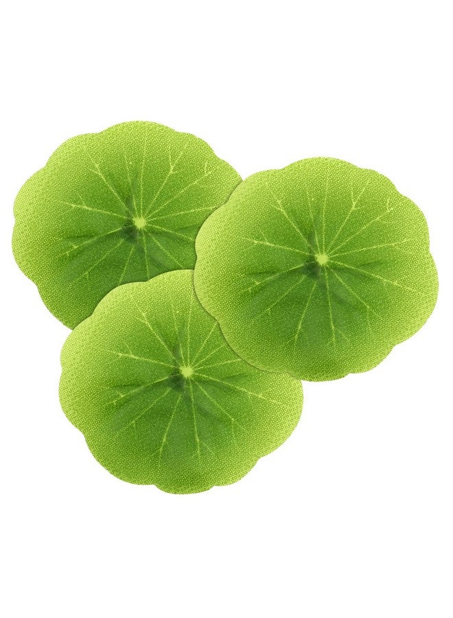 PRETYZOOM PRETYZOOM 30pcs Mini Artificial Floating Foam Lotus Leaves Lily Pads Artificial Foliage Pond Decor for Pond Pool Home Aquarium Decoration (2.36")  - Image 1