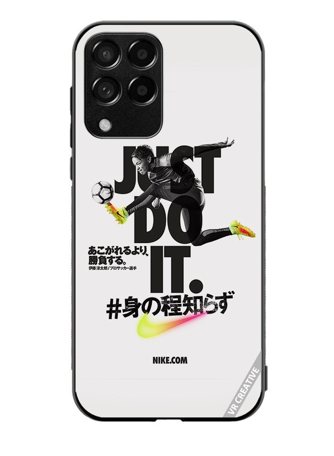 VR CREATIVE Protective Case Cover For Samsung Galaxy M33 Nike Just Do It Design Multicolour - Image 1