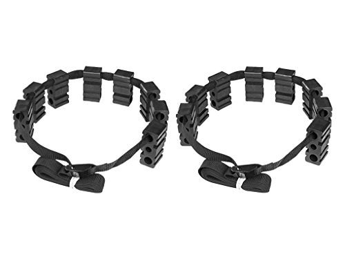 Zip Line Gear ZIPLINEGEAR Tree Saver Block Kit (for 2 Trees), Comes with Adjustable Straps for Trees up to 3FT in Diameter, 16 Heavy Duty Nylon Tree Saver Blocks Protect Tree Bark from Zip Line Cable - Image 2