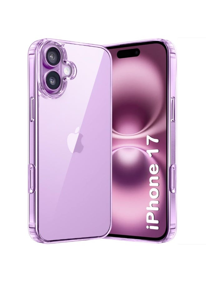 iPhone 17 Clear Case Soft Flexible Silicone TPU Shockproof Transparent Back Cover Case for iPhone 17 - Image 1