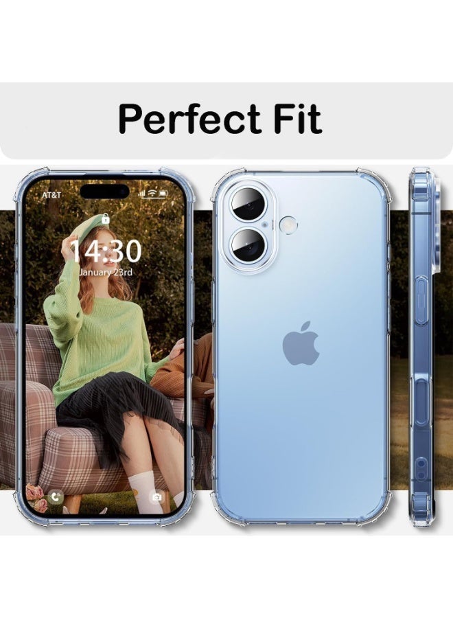 جراب شفاف لهاتف iPhone 17 مصنوع من مادة TPU الناعمة المرنة المصنوعة من السيليكون المقاوم للصدمات والغطاء الخلفي الشفاف لهاتف iPhone 17 - Image 5