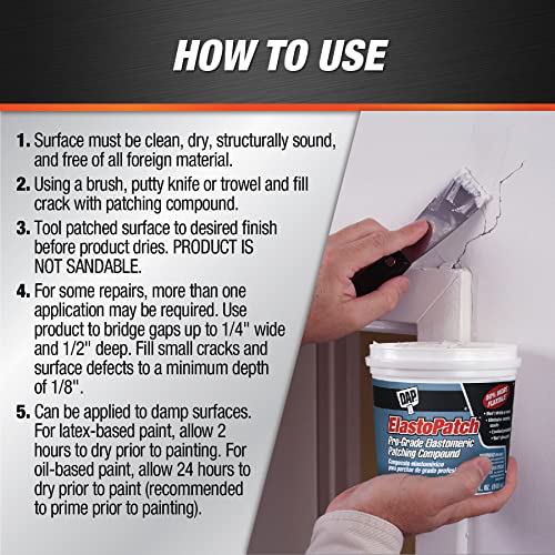 Dap لاصق داب 12288 الإيلاستوميري الملمس، 1-كواد، أبيض مائل إلى البياض - Image 3