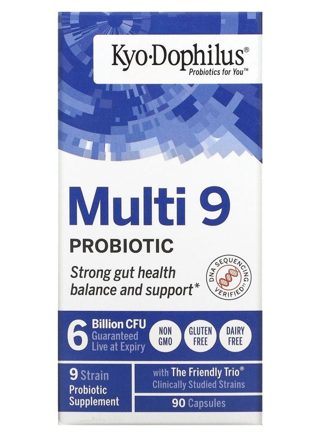 kyolic KyoDophilus Multi 9 Probiotic 6 Billion CFU 90 Capsules