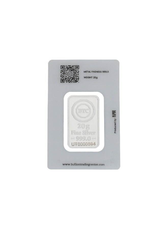 BTC 20 Grams Nour Silver Bar - Image 2