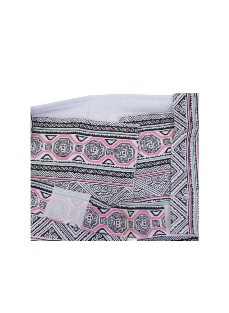 Junior Cotton Breastfeeding Cover –  Multicolored Pattern - Image 3