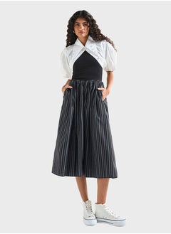 FAV Striped Pocket Detail Dress  - Image 4