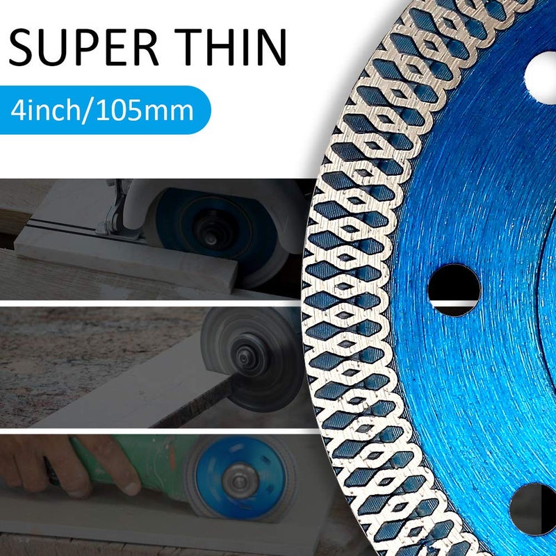 DAPRO 10Pcs/Lot 4" Super Thin Diamond Saw Blades Tile Porcelain Cutting Blade - Image 4