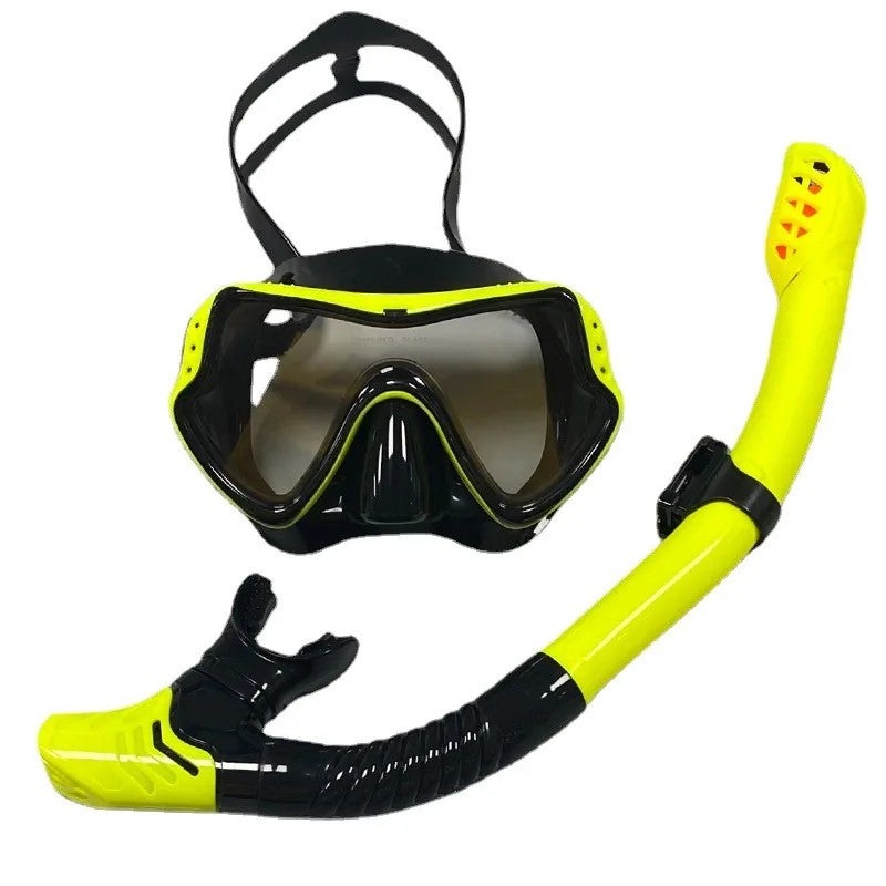 Bluejw Diving Goggles and Snorkel Set for Men Women Adults Large Frame Silicone Mask Tempered Glass Lenses Swimming Snorkeling Mask - Image 5