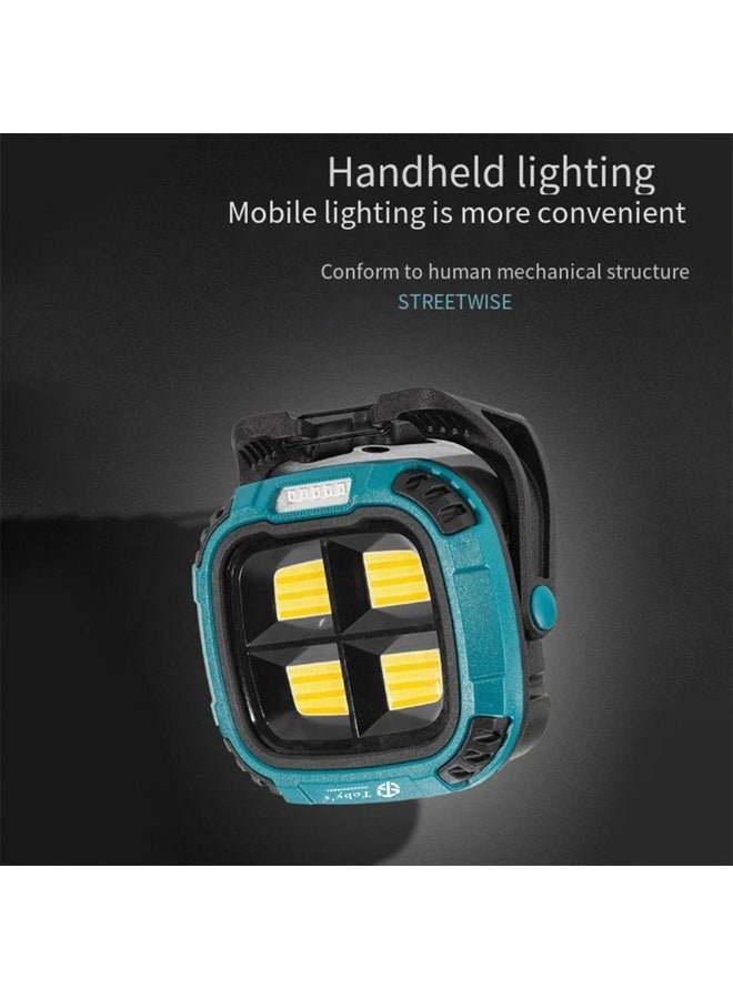 توبيز كشاف LED CPL-T27 من Toby's - 5 ألوان إضاءة مع 18 وضع إضاءة، بطارية 4000 مللي أمبير في الساعة، فلاش أحمر للطوارئ، إضاءة قوية لانقطاع التيار الكهربائي، إصلاح السيارات في الهواء الطلق - CPL T27 - Image 5