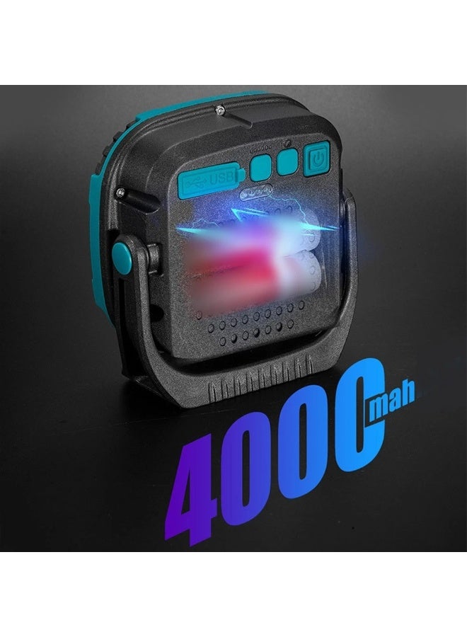 توبيز كشاف LED CPL-T27 من Toby's - 5 ألوان إضاءة مع 18 وضع إضاءة، بطارية 4000 مللي أمبير في الساعة، فلاش أحمر للطوارئ، إضاءة قوية لانقطاع التيار الكهربائي، إصلاح السيارات في الهواء الطلق - CPL T27 - Image 3