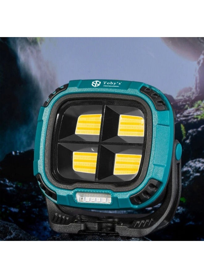 توبيز كشاف LED CPL-T27 من Toby's - 5 ألوان إضاءة مع 18 وضع إضاءة، بطارية 4000 مللي أمبير في الساعة، فلاش أحمر للطوارئ، إضاءة قوية لانقطاع التيار الكهربائي، إصلاح السيارات في الهواء الطلق - CPL T27 - Image 4