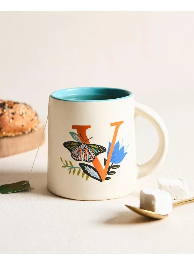 Chumbak Viceroy Alphabet Mug - V