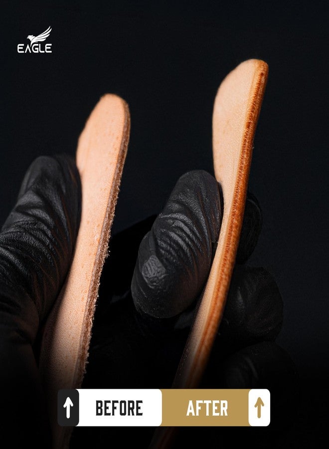 Eagle Leather Burnishing Gum Edge Finish Kit - Clear Leather Edge Sealer for Smooth Glossy - 4oz with Wood Slicker - Image 5