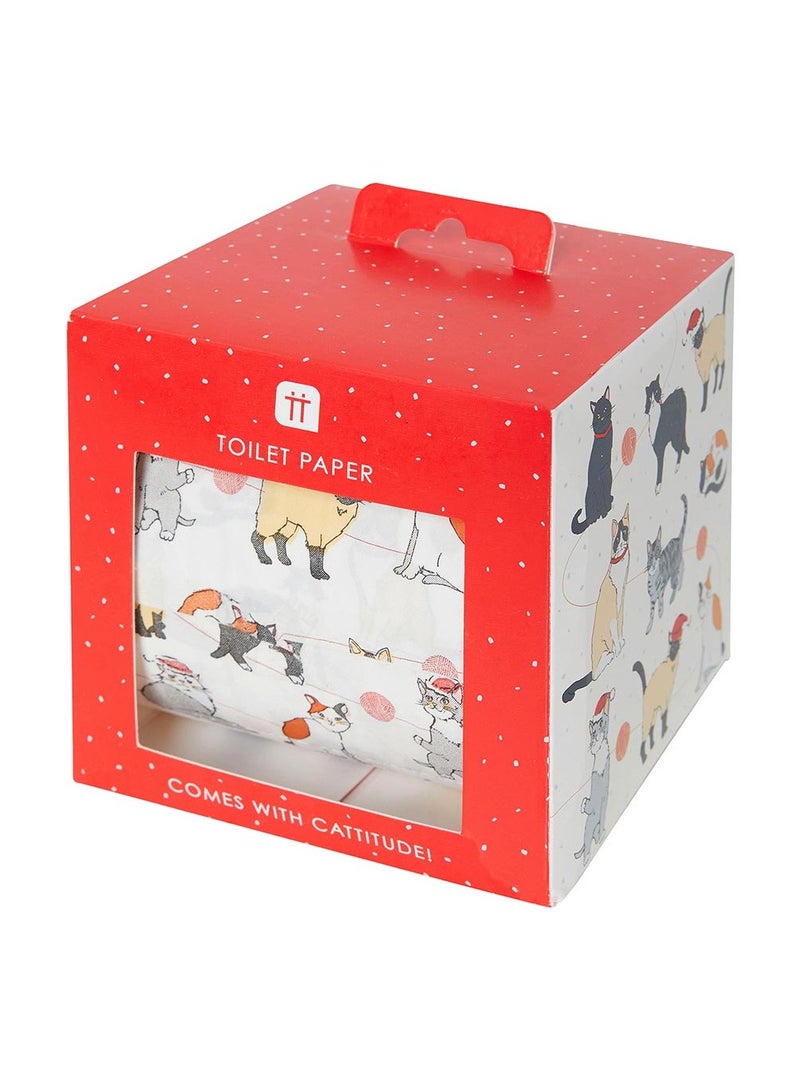 توكينج تيبلز لفة ورق تواليت قطة الكريسماس - Image 1