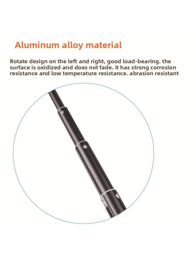 general Direct Aluminum Alloy Telescopic Rod Outdoor Live Selfie Stick Handheld Sports Camera Gopro Selfie Stick-Color:Black - Image 3