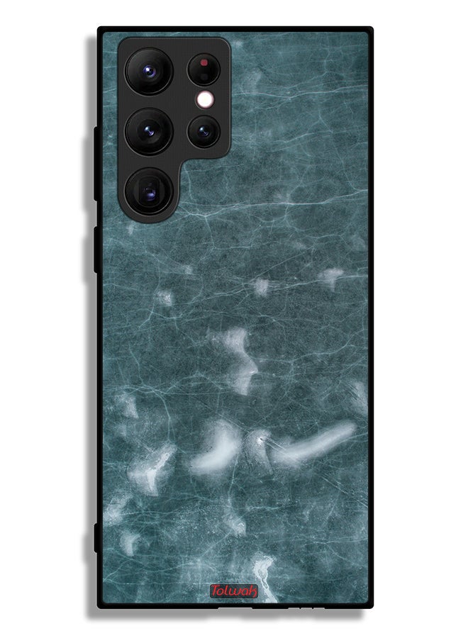 Tolwak Samsung Galaxy S22 Ultra 5G Protective Case Cover Stonish Pattern - Image 3