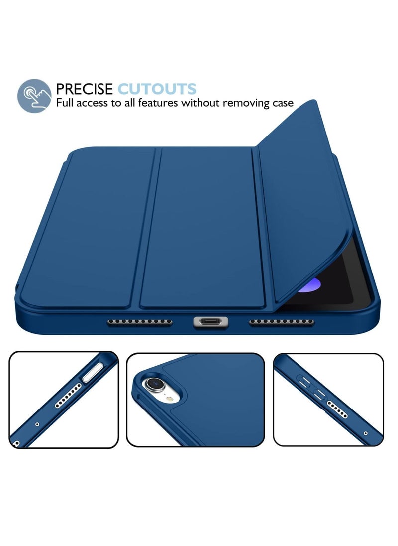 JAJEEK NEW Smart Case with Pencil Holder Compatible with iPad Mini 6, Trifold Stand Smart Case with Soft TPU Back, Auto Wake/Sleep, Dust Proof & Anti-Fingerprint, Heavy Duty Protection - Image 2