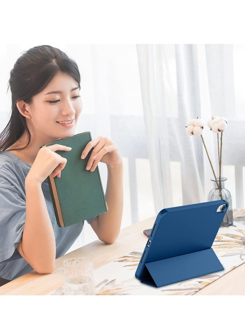 JAJEEK NEW Smart Case with Pencil Holder Compatible with iPad Mini 6, Trifold Stand Smart Case with Soft TPU Back, Auto Wake/Sleep, Dust Proof & Anti-Fingerprint, Heavy Duty Protection - Image 4