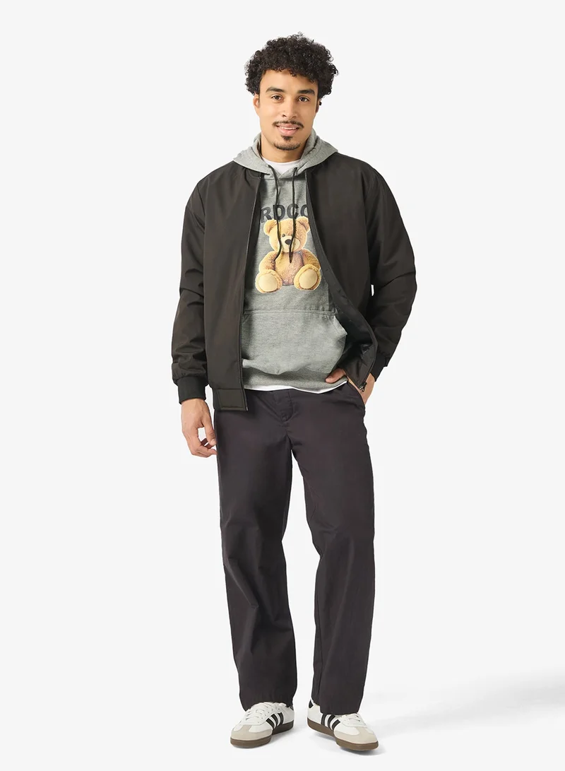 Seventy Five Graphic Print Hoodie