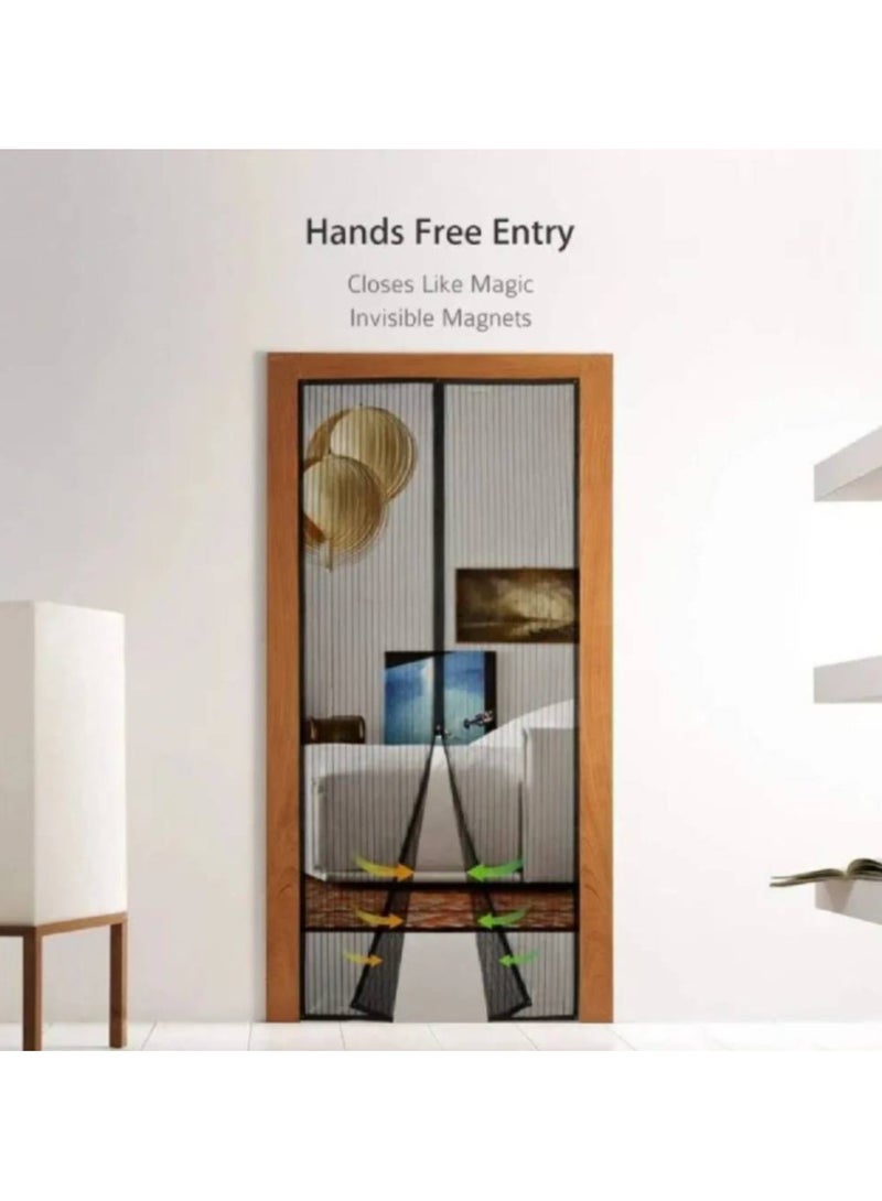 Anti-Mosquito Net Summer Automatic Closing Magnetic Mosquito Net Invisible Door Mesh Anti Bug Fly Partition Curtain Magic Mesh  - Image 5