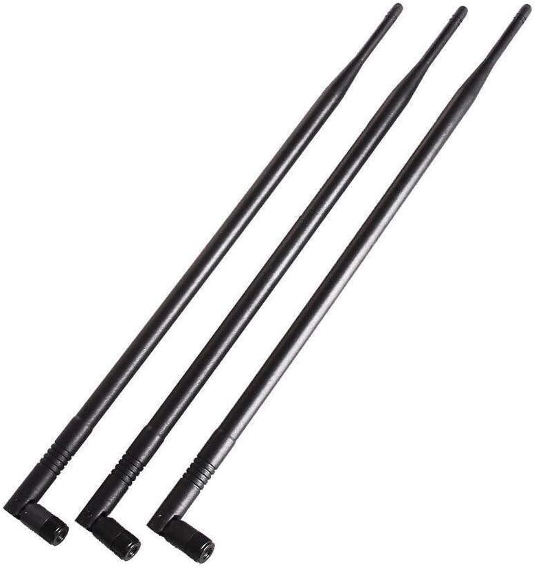 TREADALT-TEC 10dBi 2.4GHz 5GHz WiFi Booster Omni Directional Antenna RP-SMA for Wireless Router Network Devices PC Security Cameras Wireless Outdoor Internet Extender Booster USB Adapter WiFi Card - Image 1