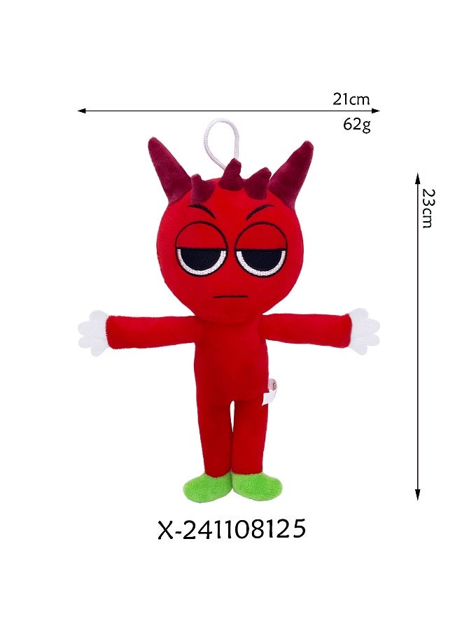 NIBEMINENT Sprunki Game Plush, Sprunki Toys Plush,Soft Stuffed Animal Pillow Doll Birthday Gifts for Adult Kids - Image 2