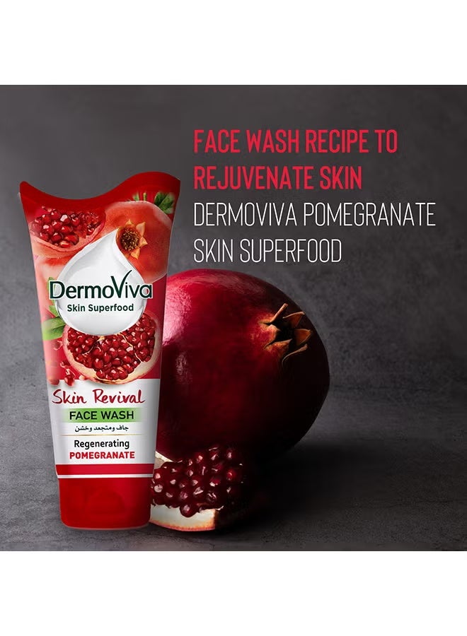 DermoViva Skin Revival Pomegranate Face Wash 150ml - Image 2