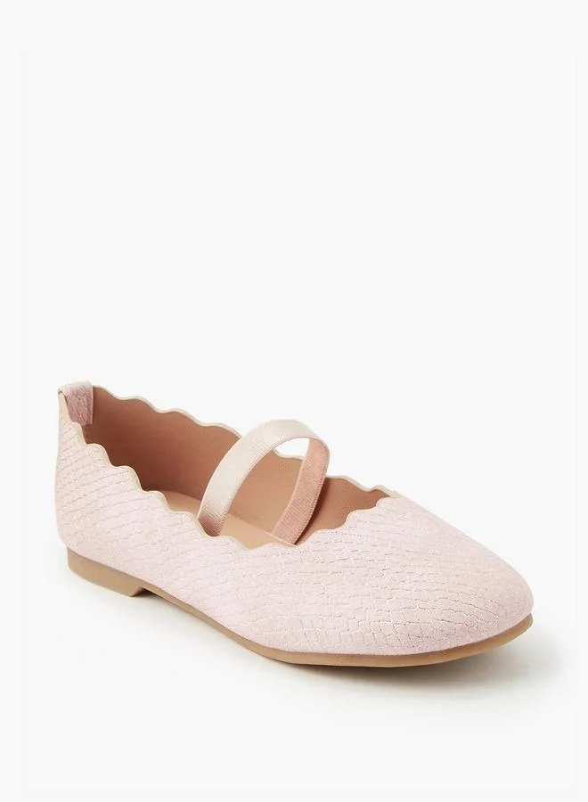 JUNIORS Girls' Slip-On Ballerina Shoes