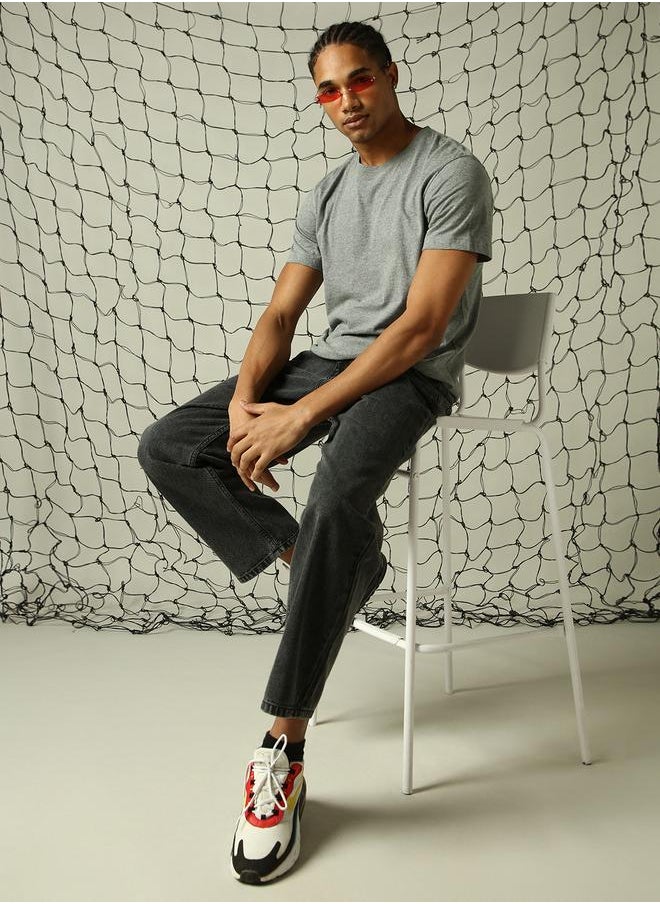 Hubberholme Men Black Jeans - Loose Fit for Ultimate Comfort and Style  - Image 1