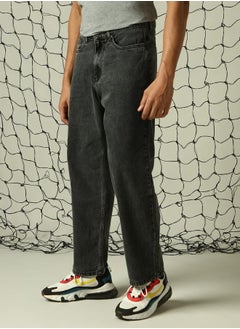 Hubberholme Men Black Jeans - Loose Fit for Ultimate Comfort and Style  - Image 3