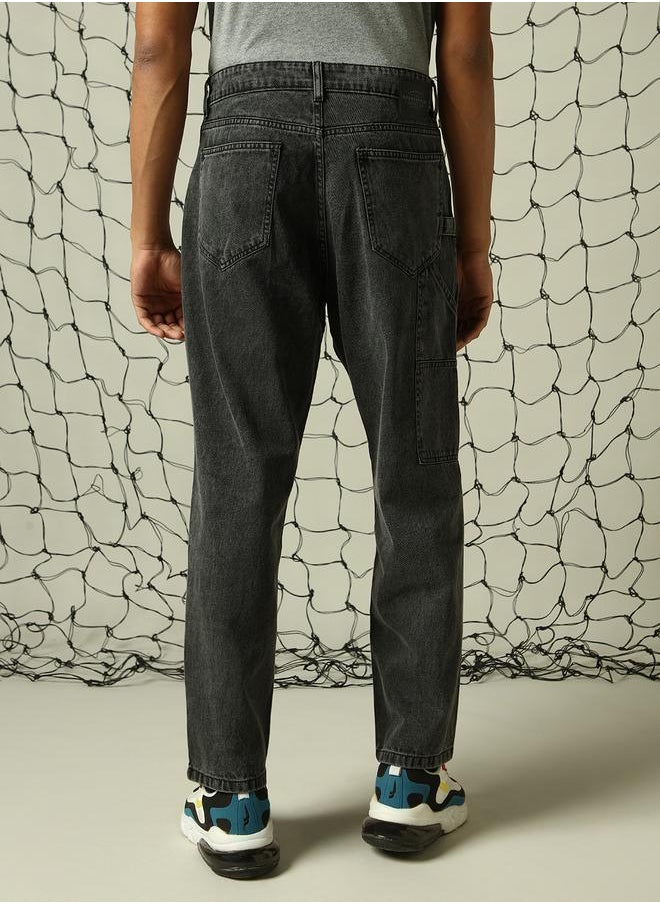 Hubberholme Men Black Jeans - Loose Fit for Ultimate Comfort and Style  - Image 5