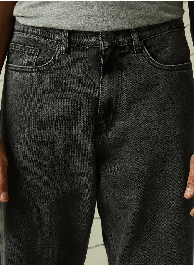 Hubberholme - Men Black Jeans - Loose Fit for Ultimate Comfort and Style - Image 1