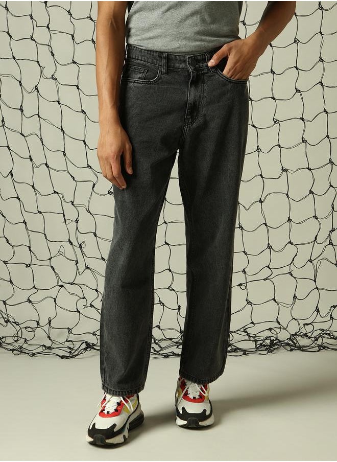 Hubberholme - Men Black Jeans - Loose Fit for Ultimate Comfort and Style - Image 1