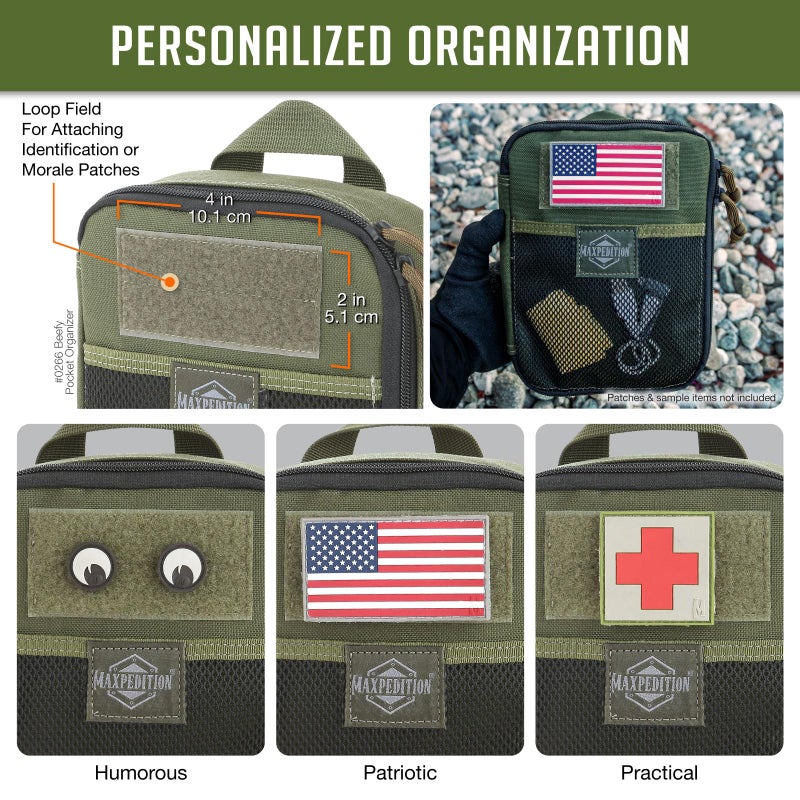 Maxpedition Gear Beefy Pocket Organizer, OD Green - Image 5