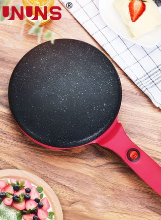 Electric Crepe Maker,3-Piece Crepe Maker Set,Non-Stick Coating Crepe Pan With WhiskAand Tray,Auto Temperature Control For Crepes,Pancakes,Tortilla - view 4