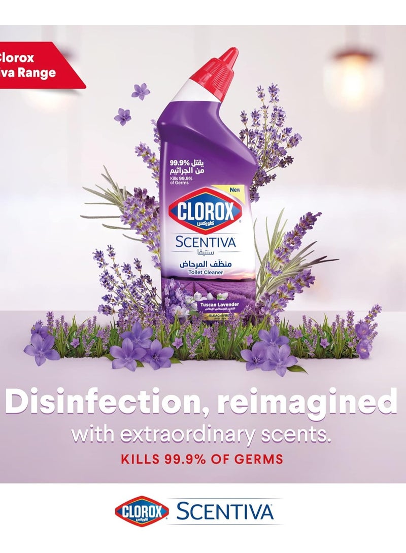 Clorox Scentiva Toilet Cleaner Triple Pack 709 ml, Tuscan Lavender Pack of 3 - Image 2