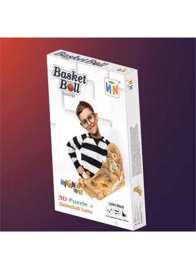 Kiti Kits KITI KITS Wooden STEM Basket Ball Game and DIY 3D Puzzle Basketball  - Image 5
