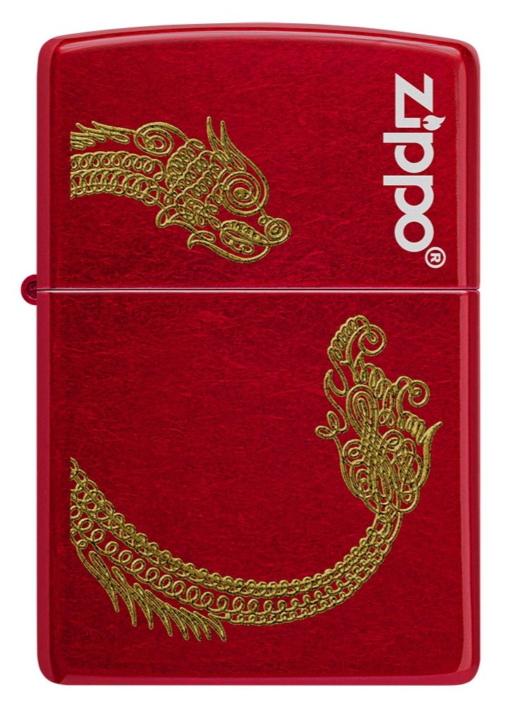 Zippo - Ci411720 21063 Luxury Candy Apple Red Windproof Lighter - Image 1
